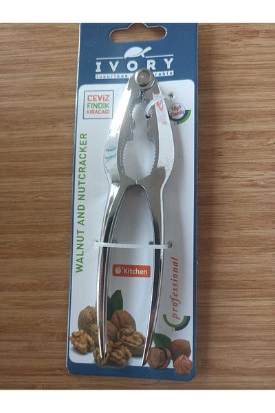 GenelTedarik Steel Silver Walnut and Nutcracker Pliers