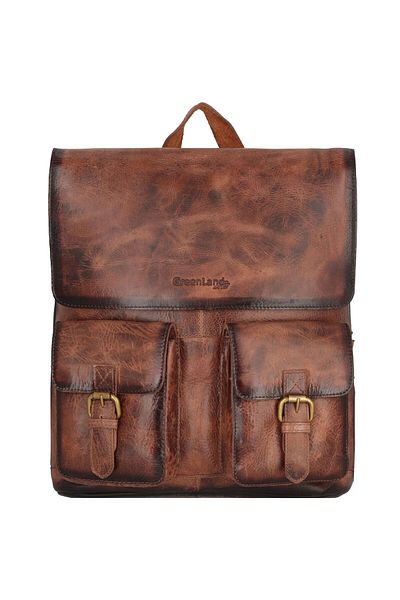 Greenland Nature Mascu & Line backpack leather 39 cm