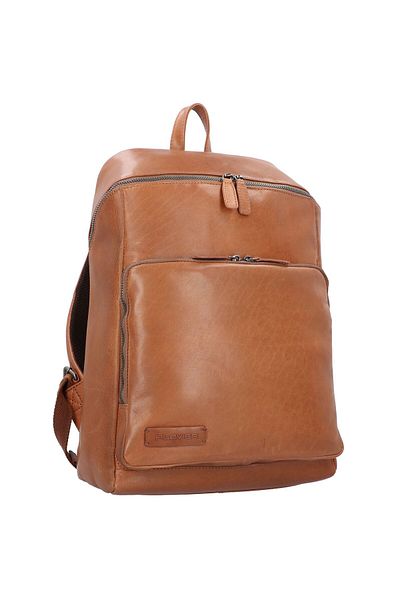 Plevier Rucsac Rock Amaril Business Piele 43 cm Compartiment laptop