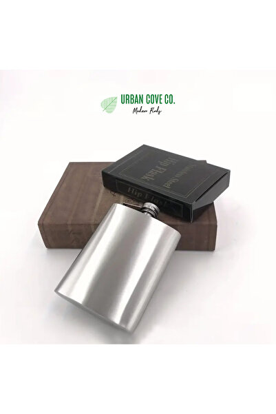 UrbanCove Co Premium, Stainless Steel Flask 9 oz (266ml) Portable, Durable (1 Piece)
