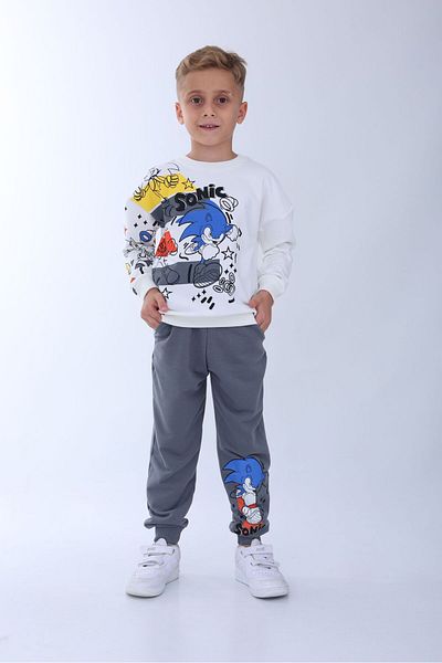 stella kids Sonic Print Men's Suit (100% Cotton)
