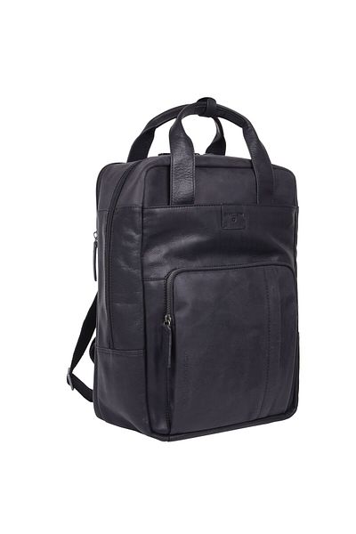 STRELLSON Brick Lane backpack leather 42 cm laptop compartment