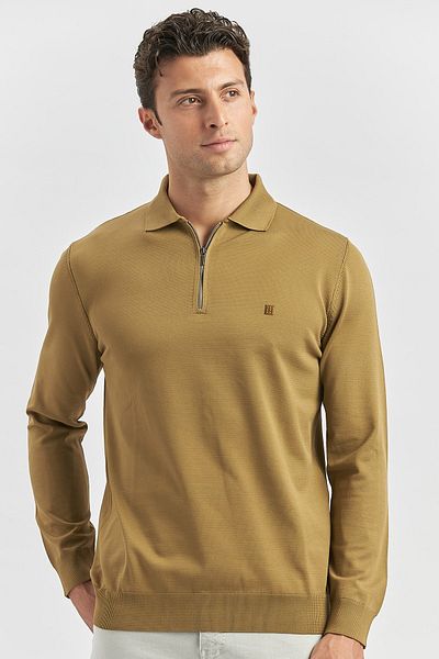 İmza Tricotaj tricotat cu mânecă lungă, cu gât polo, slim fit 1012245150