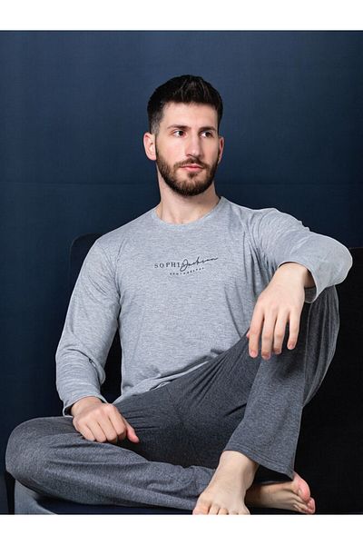 Sude Men's Cotton Pajama Set