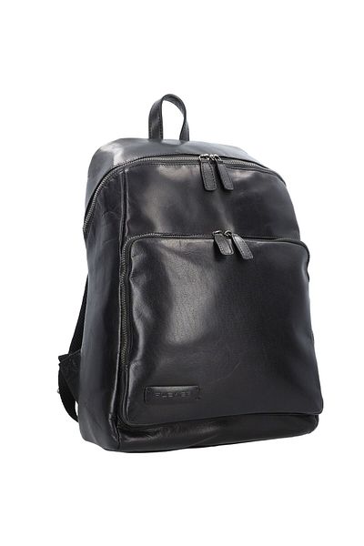 Plevier Rucsac Rock Amaril Business Piele 43 cm Compartiment laptop