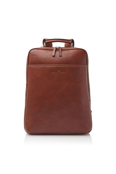 Castelijn & Beerens Verona backpack RFID leather 40 cm laptop compartment