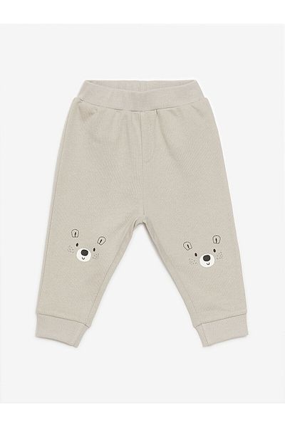 LC Waikiki Crew Neck Long Sleeve Printed Baby Boy Sweatshirt and Sweatpants Set of 2