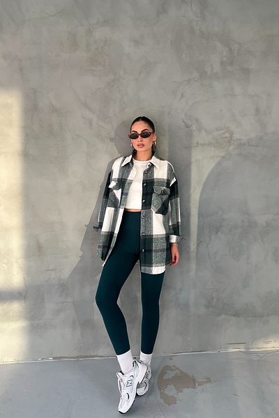 Seda Yalçın Atelier Green Hetra Lumberjack Shirt