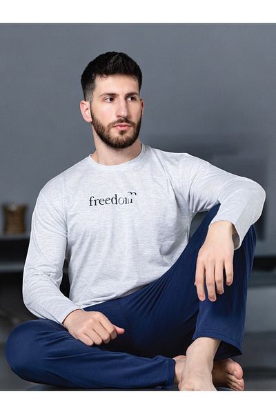 Sude Men's Cotton Pajama Set