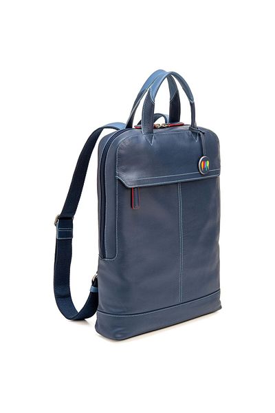 Mywalit Backpack leather 40 cm laptop compartment