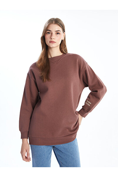 LC Waikiki Tunica pentru femei, cu broderie, sezon nou guler rotund Özmarka tricou