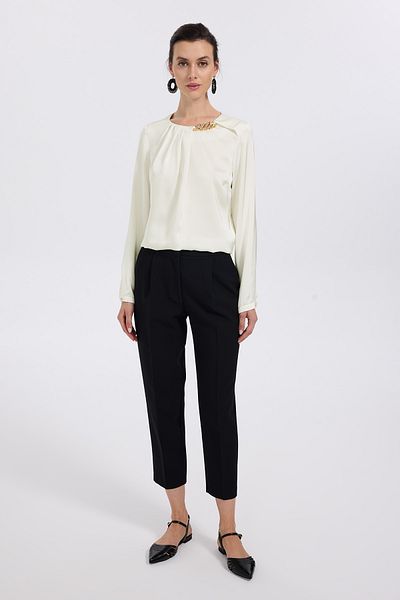Ekol Five Pocket High Waist Trousers