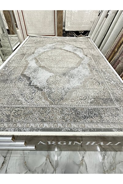 MODA Bambu Tarz Gri Halı Argın Halk