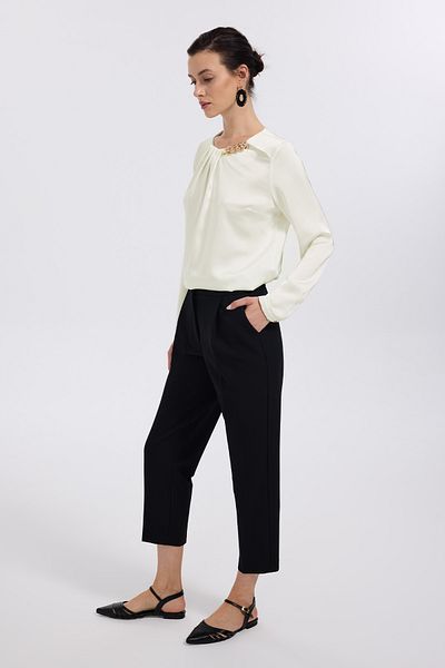 Ekol Five Pocket High Waist Trousers