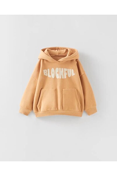 Zeyder Kids Unisex Bebek Baskılı Kapşüonlu Sweatshirt