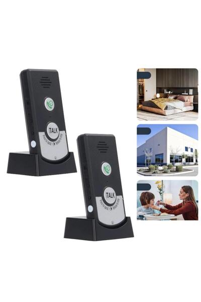 ShopFast Diyafon İnterkom Audio Kablosuz Konuşmalı Diyafon Kapı Zili Uzun Mes...