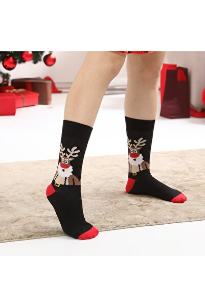 Esinti Ανδρικές Γυναικείες μακριές κάλτσες Χριστουγεννιάτικο χριστουγεννιάτικο δώρο Παιδική κάλτσα Πολύχρωμες μακριές κάλτσες