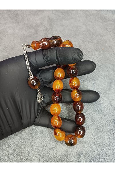 Mos Tespih Şak Şak Maskot Toz Kehribar Tesbih