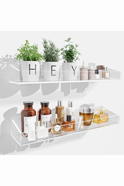 isometric 1 Adet Hayalet Raf Kolay Kurulum | Kendiliğinden Yapışkanlı Vida 40 cm