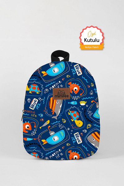 Minilee Underwater World V2 0-8 ani - Grădiniță pentru copii, rucsac pentru grădiniță