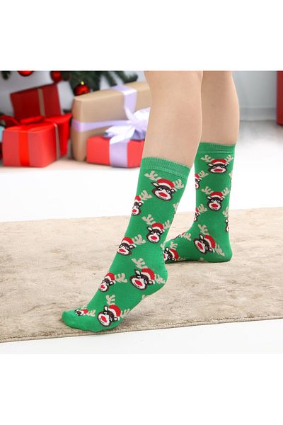 Esinti Muži Ženy Dlouhé Socks Vánoční Vánoční Dárek Dětské Ponožky Barevné Dlouhé Socket Socks