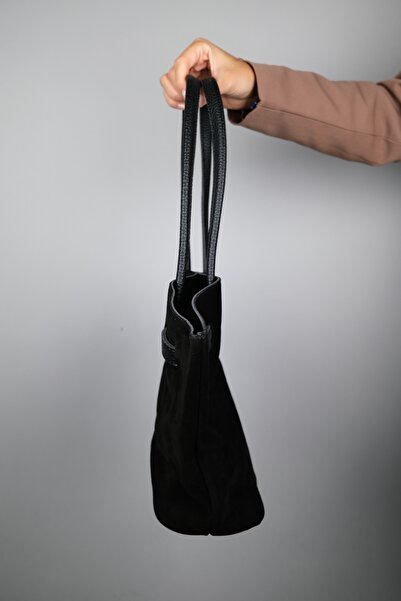 LuviShoes Dámská taška přes rameno z pravé semišové kůže Celona