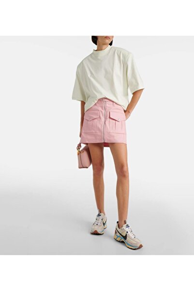 Nike Jordan Essentials Utility Woven Twill Fabric Full-Zip Pembe Kadın Etek