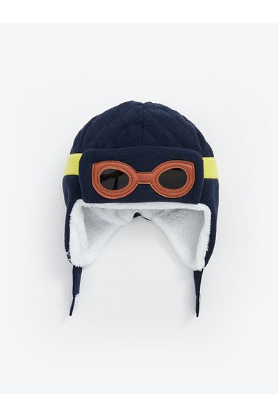 LC Waikiki LCW ACCESSORIES Schneehut für Jungen mit marineblauer Brille