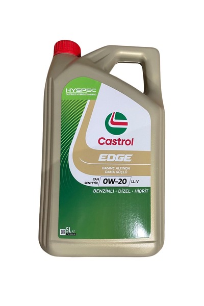 CASTROL Edge 0w-20 Ll Iv 5 Litre 2025 Ü.t