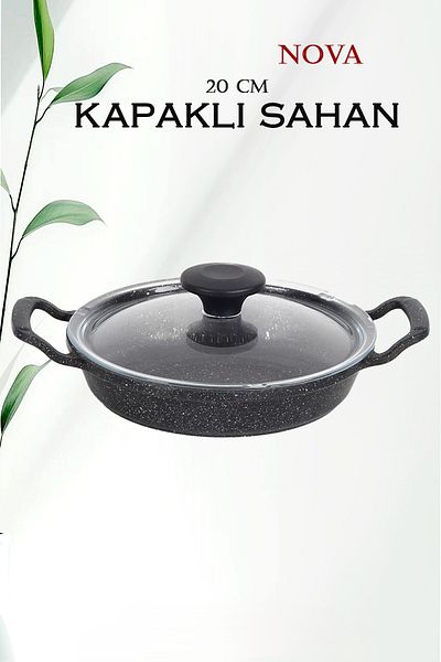 COOK KİTCHEN Nova 22 cm Covered Pan