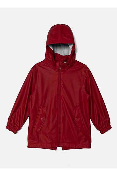 United Colors of Benetton Benetton Red Boys' Plain Raincoat