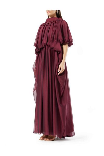 Amri Draped Long Dress