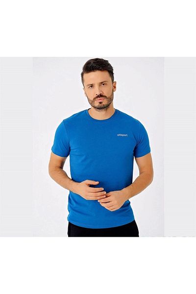 UHLSPORT 3201123   - Tricou din bumbac cu model Marvin Petrol, guler B