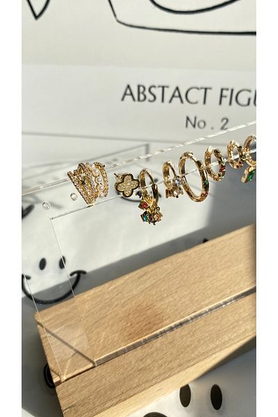 GAMZE STEEL VIP CIGARDS INCLUDED EARRING SET