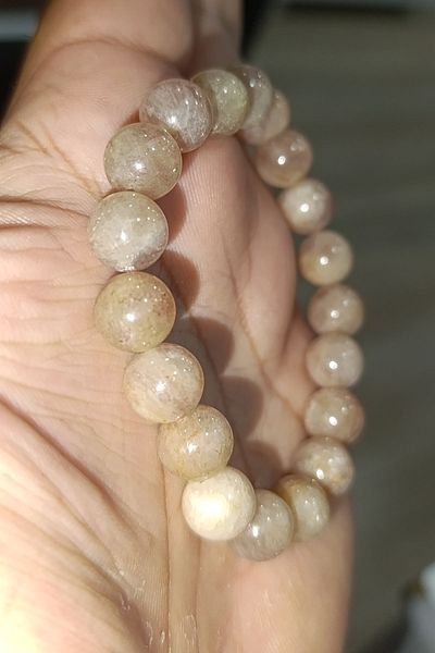 TAŞÇIZADE Sun Stone 10 mm Natural Natural Stone Bracelet