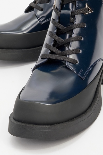 LuviShoes CHALLO Laci Rugan Bağcıklı Lastikli Kadın Postal Bot