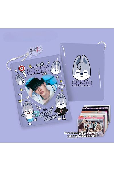 Kpop Dünyasi Skzoo Stray Kids Mini Album Binder - Bangchan'Wolf Chan'