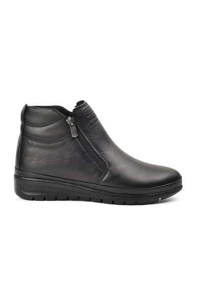 Voyager 8200 ΓΥΝΑΙΚΕΙΑ ΔΕΡΜΑΤΙΝΑ COMFORT ΜΠΟΤΑΚΙΑ/ΜΑΥΡΟ/39