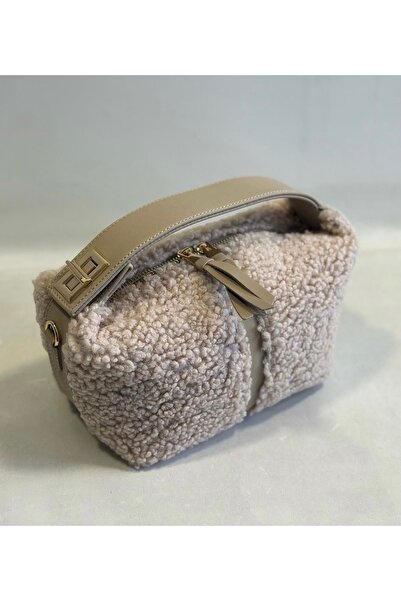 My Easy Shop حقيبة نسائية قطيفة موديل شتوي للموسم الجديد مع حزام لليد والكتف