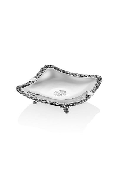 LAMEDORE Small Decorative Bowl with Rope 17X17X5Cm