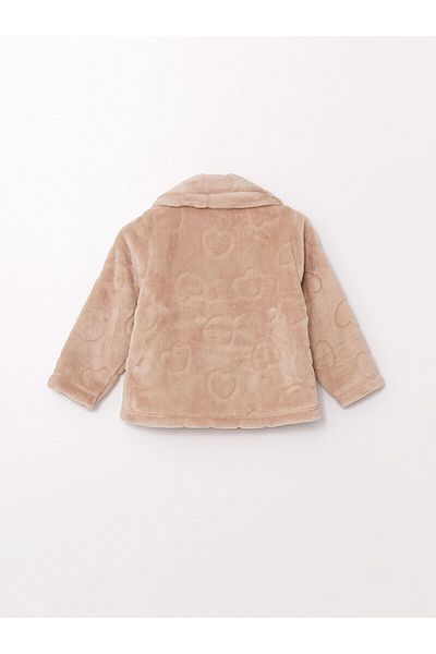 LC Waikiki Lcwk Long Sleeve Baby Girl Plush Coat
