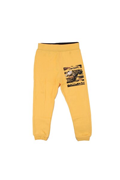 bebegen Хлопчача жовта швидкісна машинка з принтом, одношарова