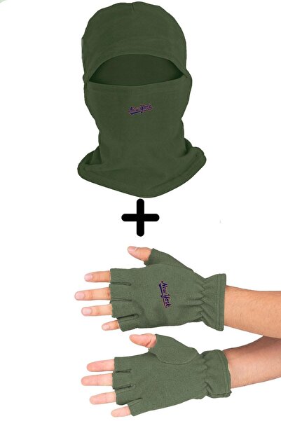 Fanze Set mănuși decupate Polar Snow Mask New York zrn3743