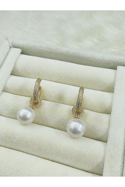 DS DİAMONDSHOP New Season Pearl Earrings - Çkp- 2024110023