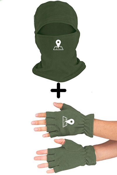 Fanze Set de mască polară și mănuși tăiate - Harita zrn3648