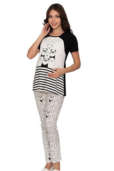 Alperi Lohusa Short Sleeve Pajama Set L78-01