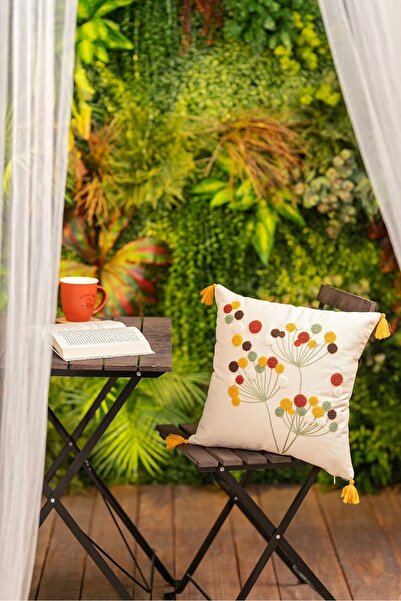 NİVEMESHOME Husa de perna Brodata Nivemeshome Polen 45x45