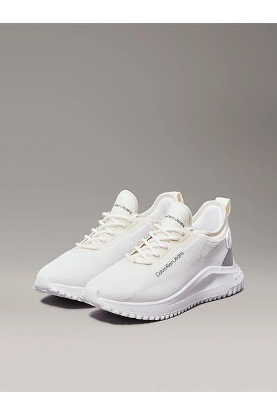 Calvin Klein Beige Sneaker - Wide Toe, Foam Padded, Mesh Yw0Yw01572-0F5