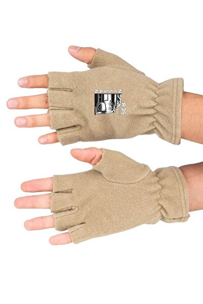 Fanze Mănuși de iarnă Gtr din lână polară cu imprimeu - RNZ3784