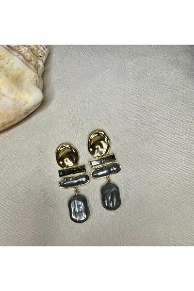 Home أقراط ذهبية من الفولاذ المقاوم للصدأ باللون الرمادي